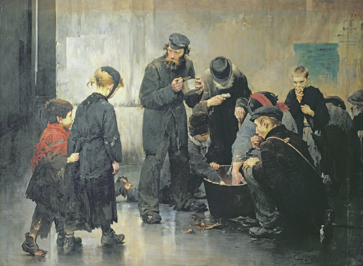 Die Hungernden von Henri Jules Jean Geoffroy