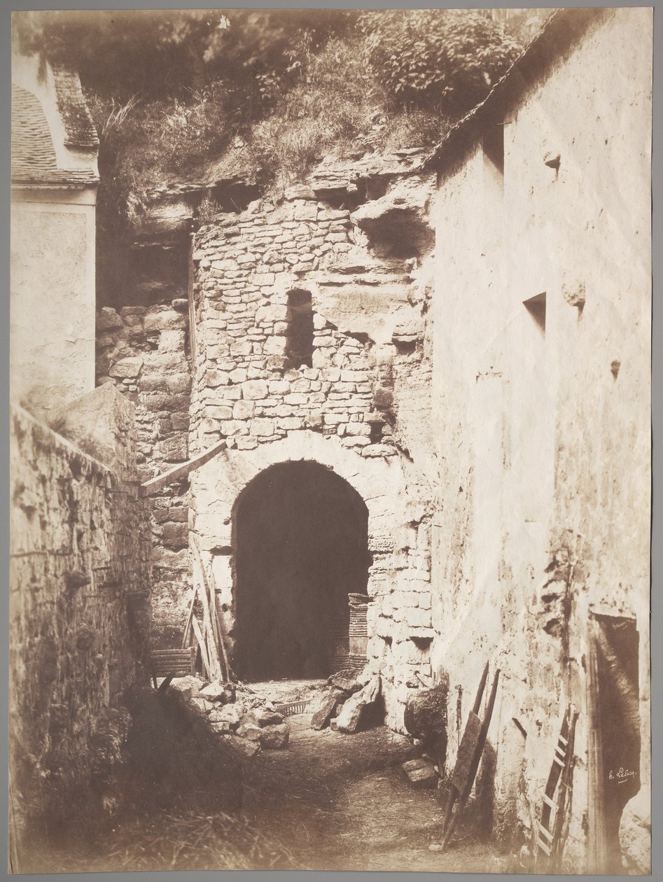Hinter dem Troglodytenhof von Henri Le Secq