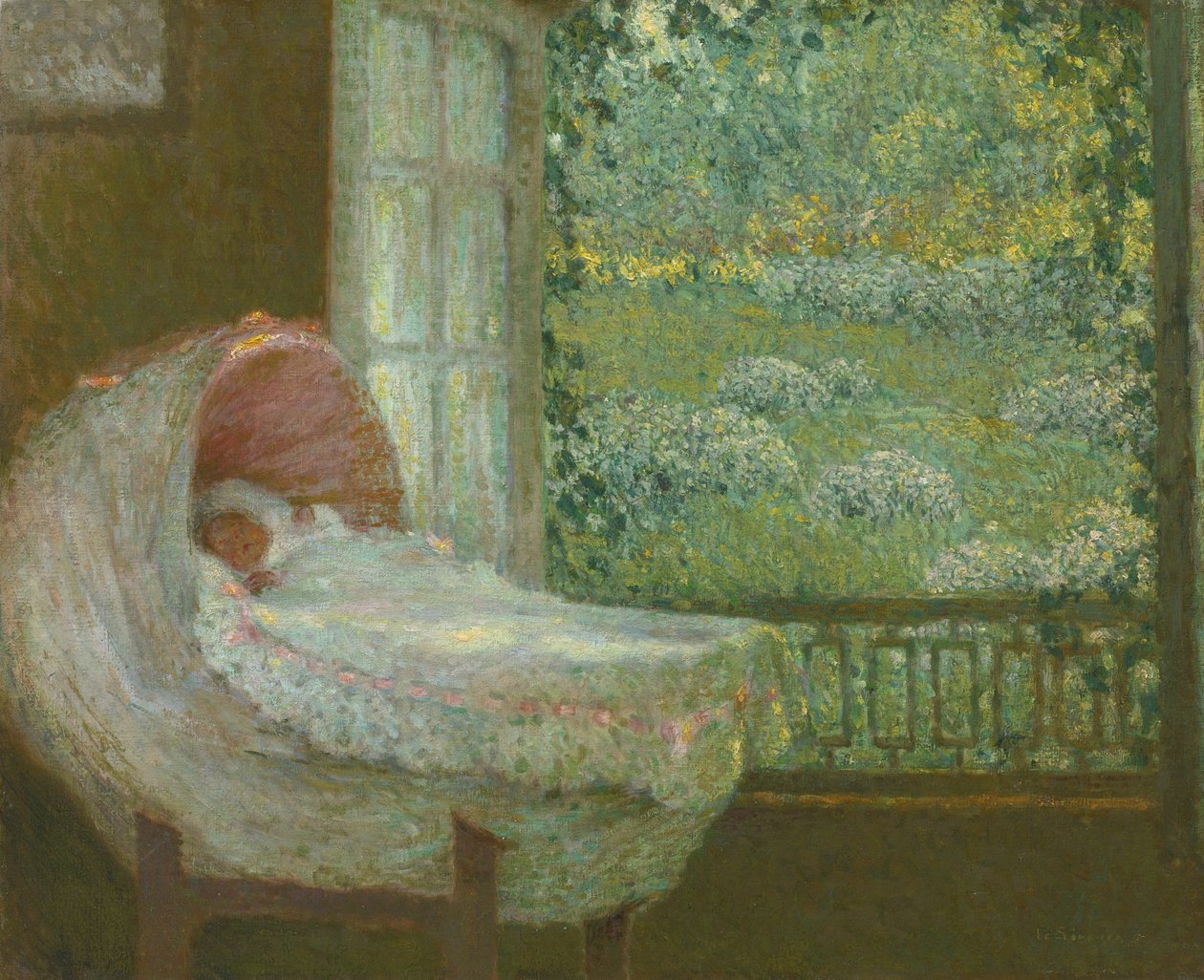 Die Wiege von Henri Le Sidaner