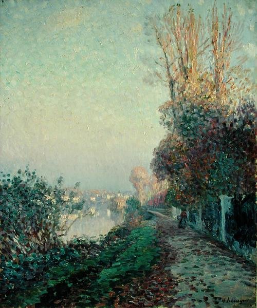 Am Fluss entlang von Henri Lebasque