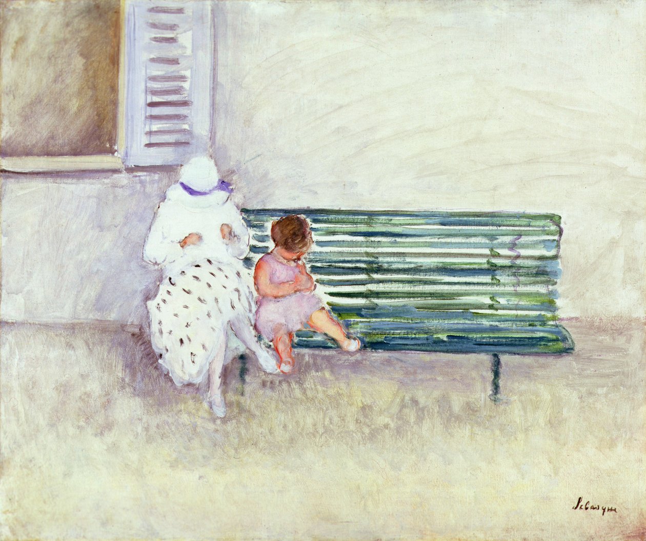 Auf der Bank von Henri Lebasque
