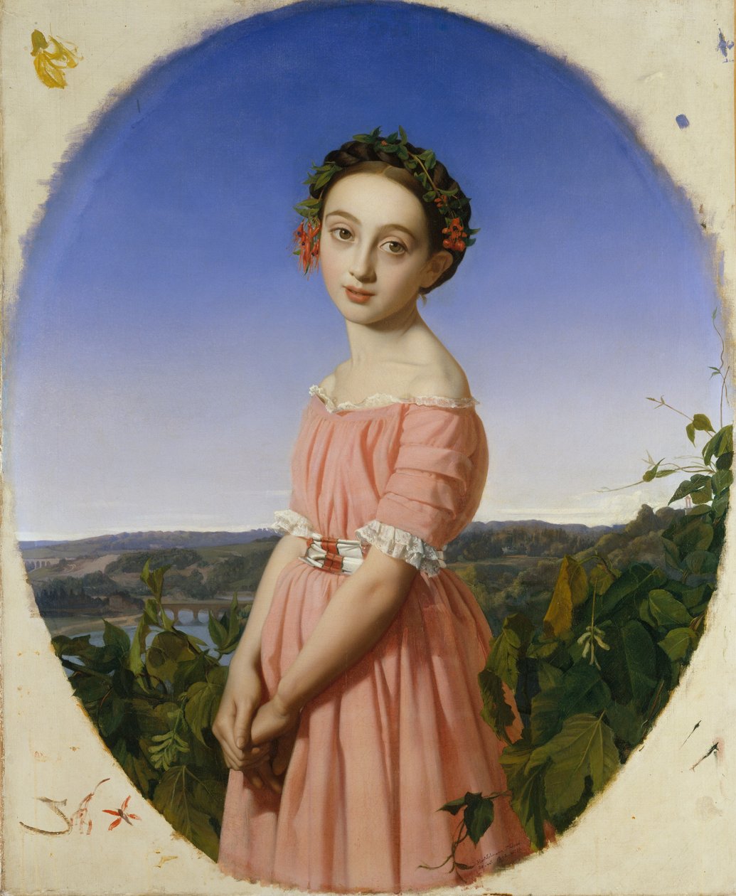 Faustine Léo 1832-1865, 1842 von Henri Lehmann