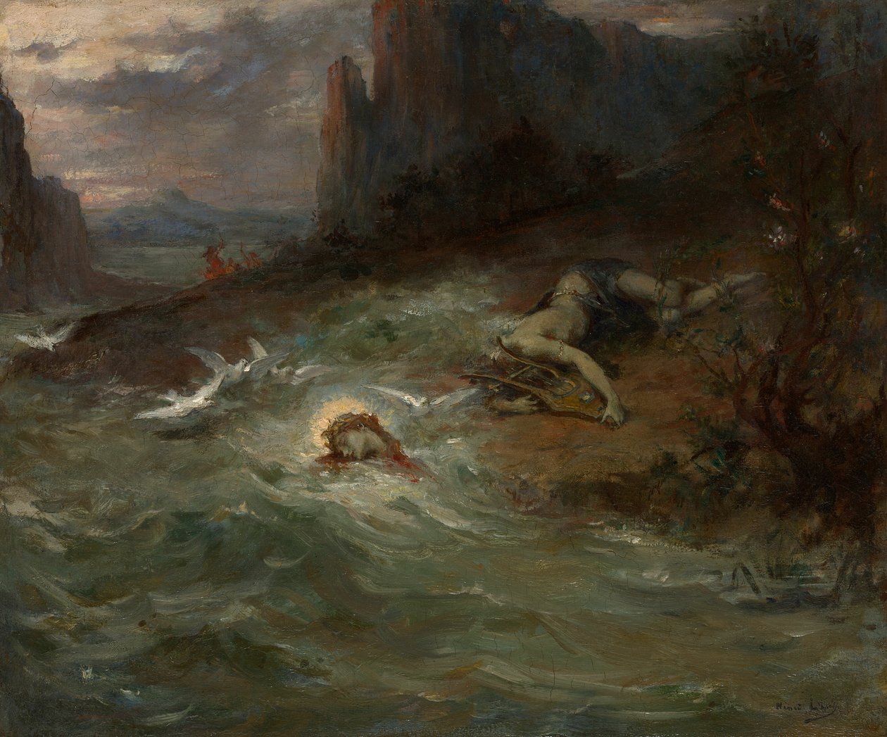 Der Tod des Orpheus von Henri Leopold Levy