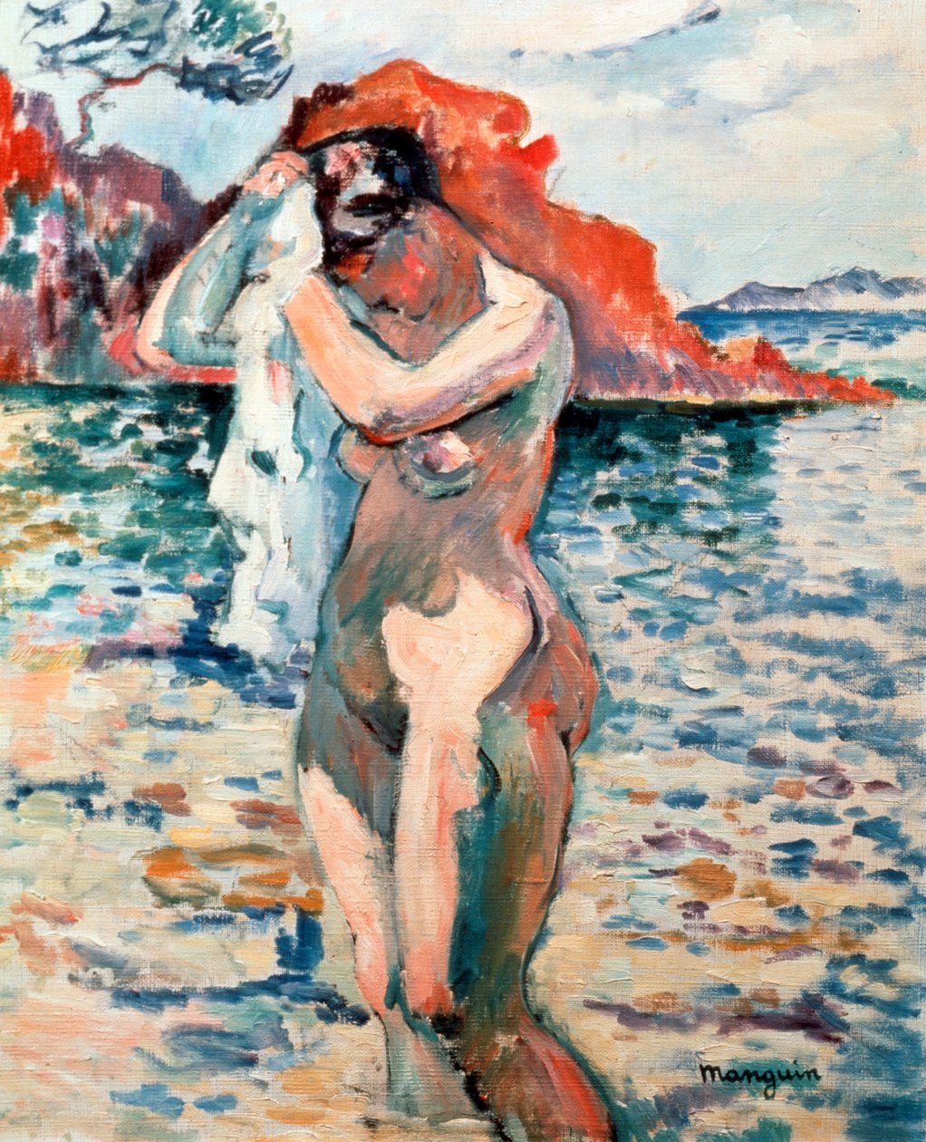 Ein Badender, 1906 von Henri Manguin