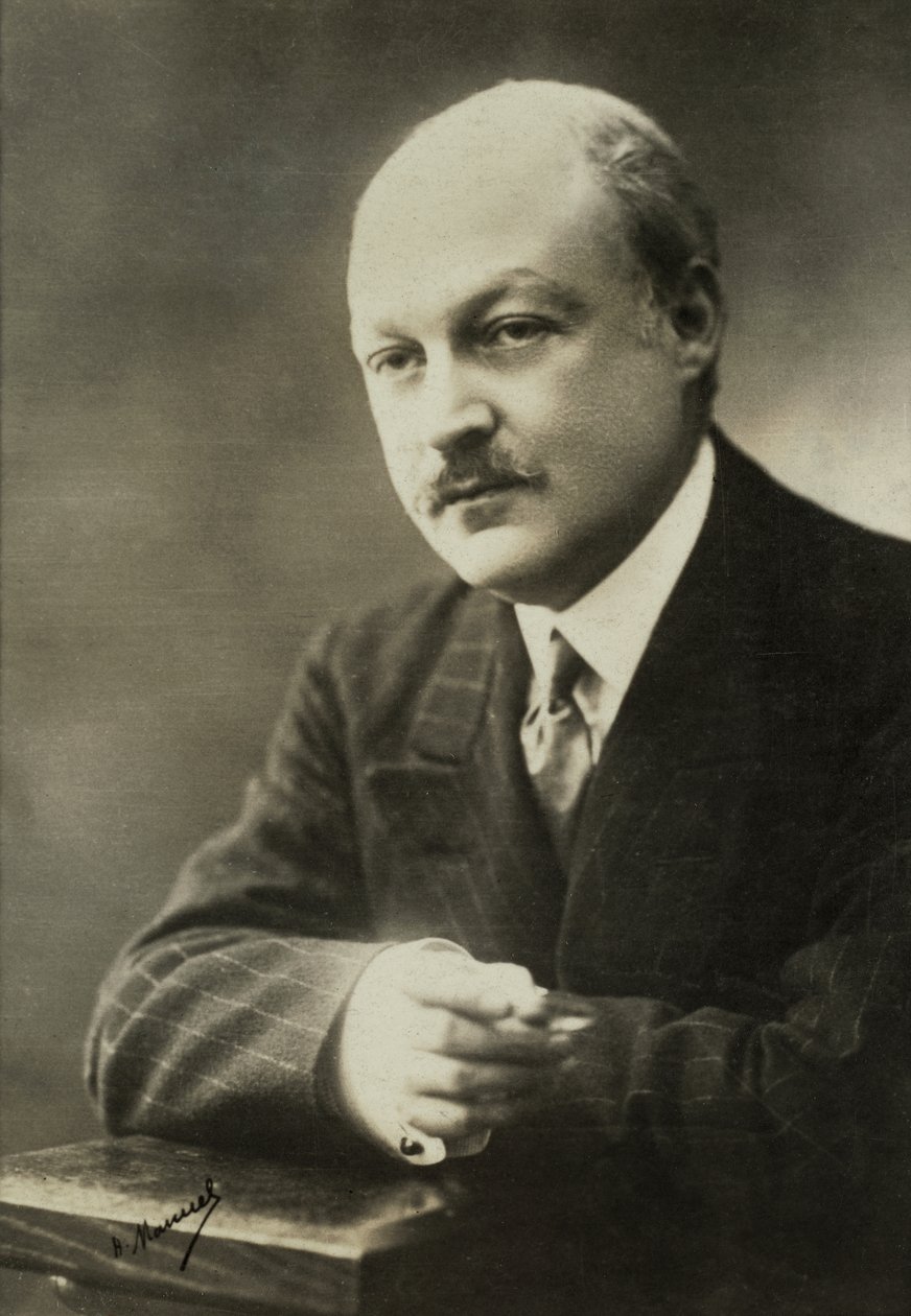 Porträt von Fernand Vanderem von Henri Manuel