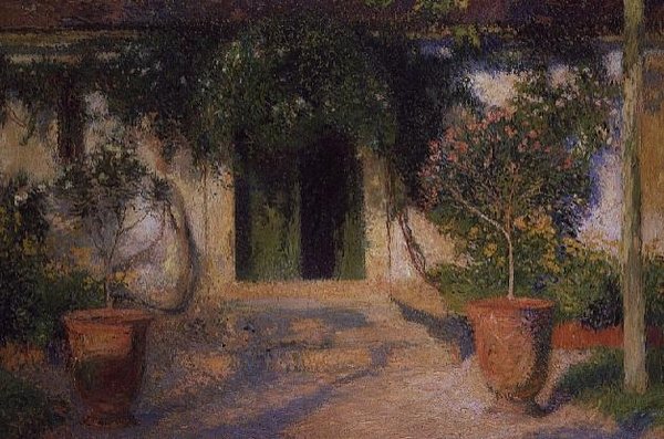 Eingang zu einem Haus von Henri Martin