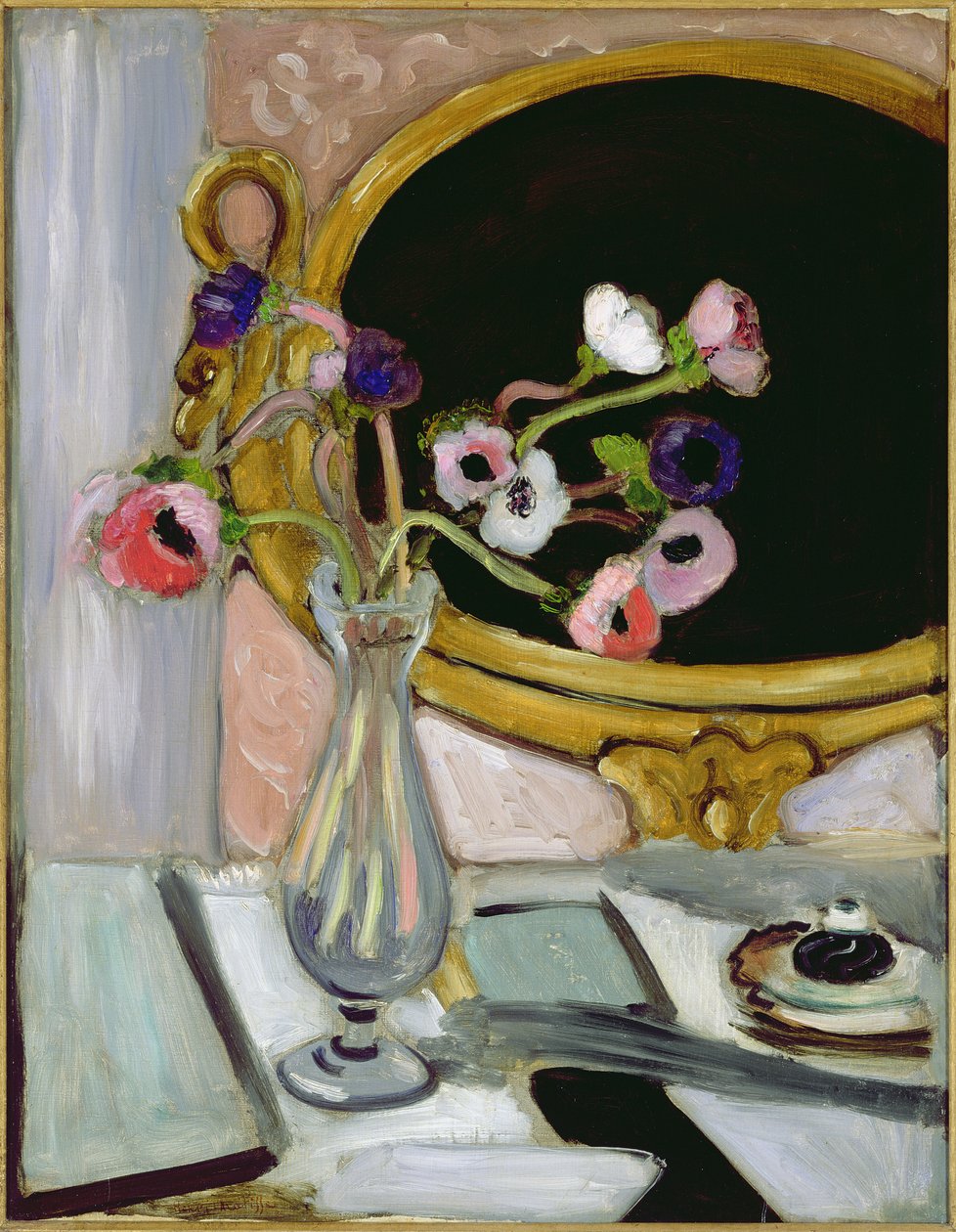 Anemone und Spiegel von Henri Matisse