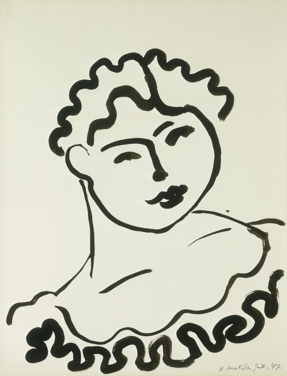 Büste einer Frau (Tati) von Henri Matisse