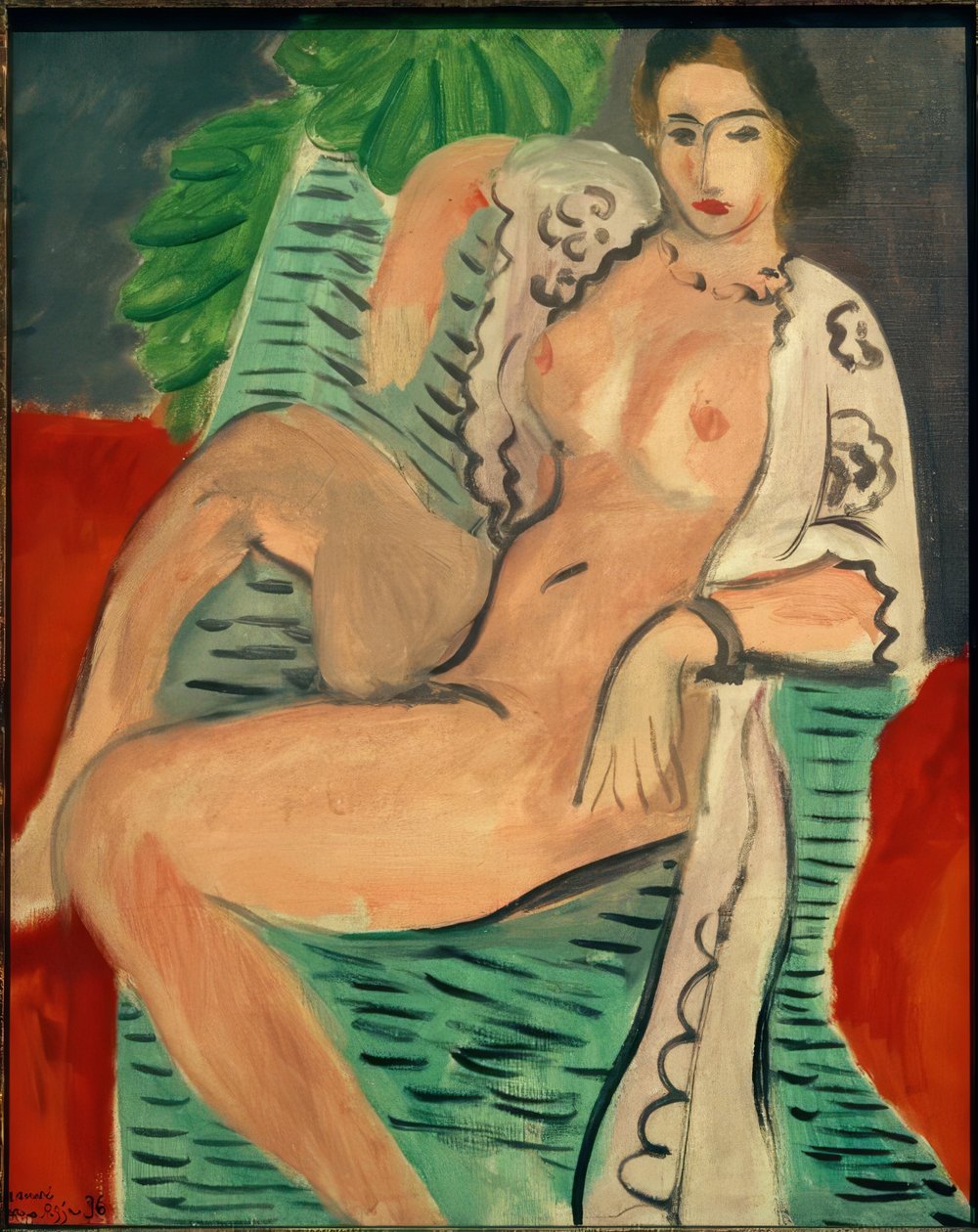 Drapierte Nackte von Henri Matisse