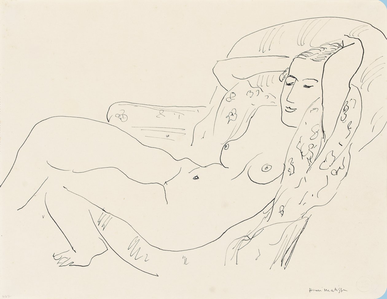 Weiblicher Akt, Arme erhoben von Henri Matisse