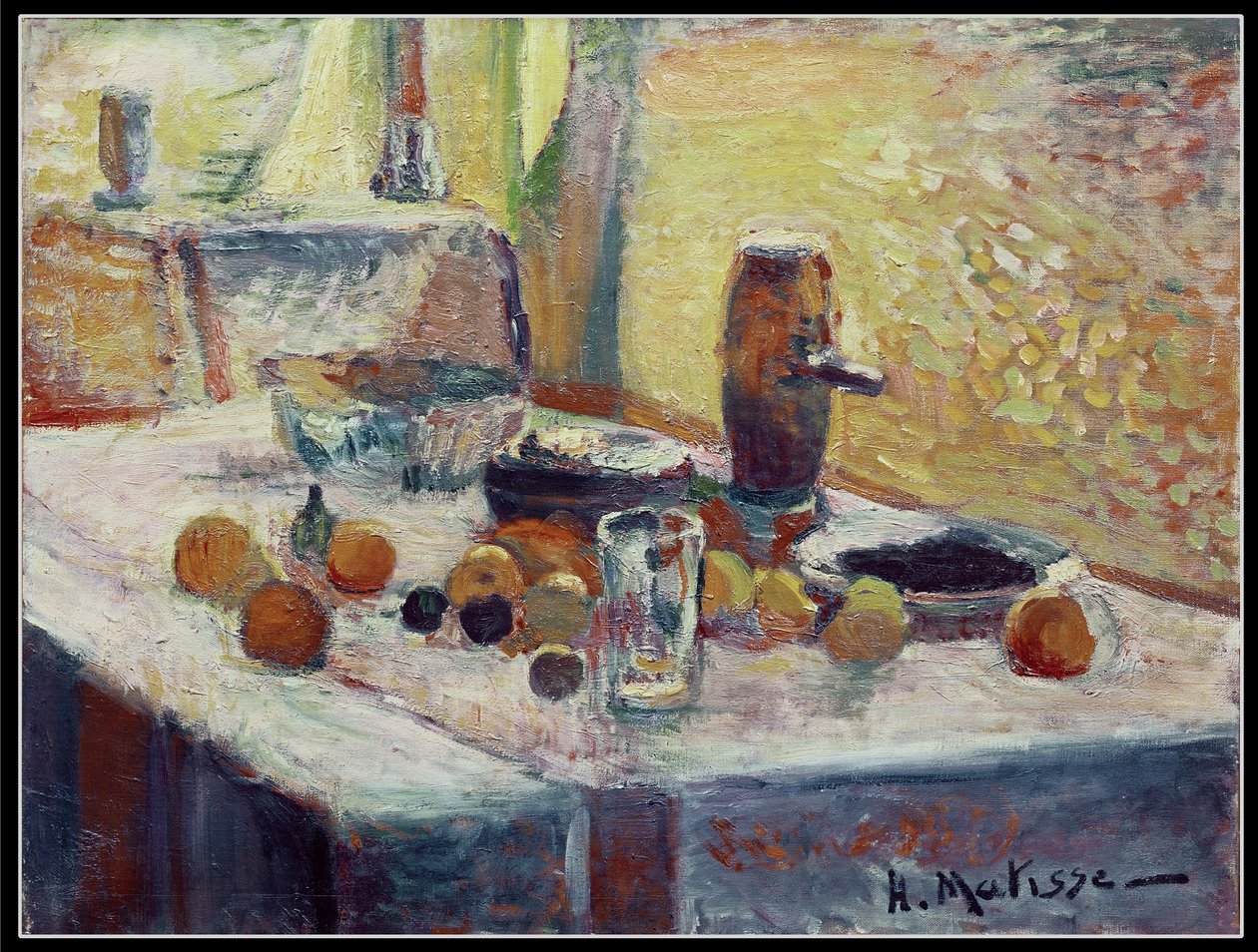 Erstes Orangen-Stillleben von Henri Matisse
