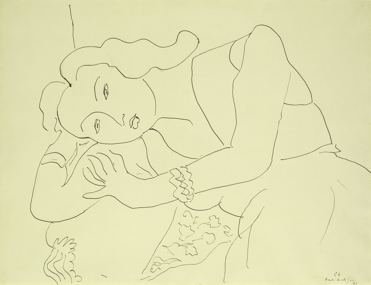 Kopf einer Frau von Henri Matisse
