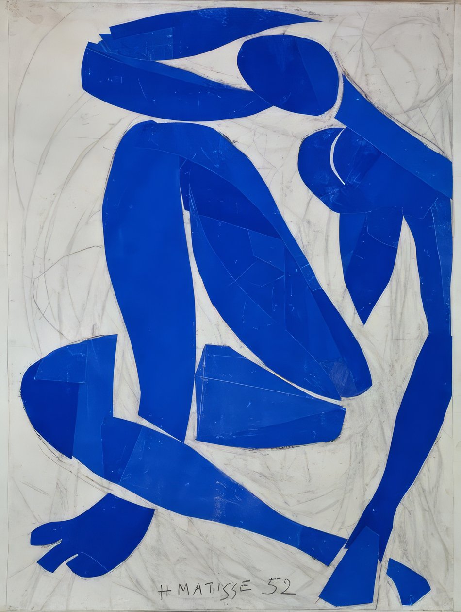 Henri Matisse / Nu bleu IV von Henri Matisse