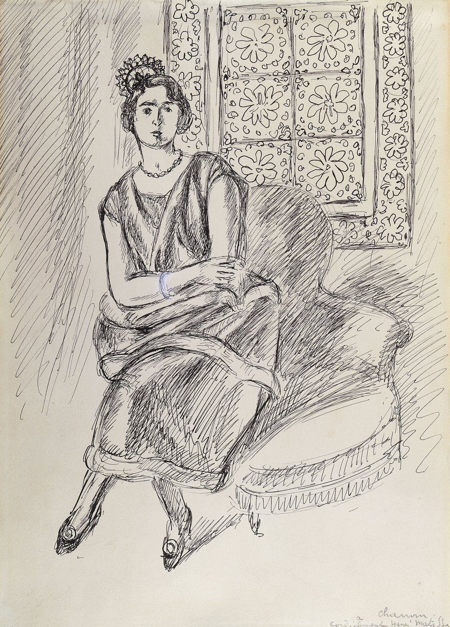 Henriette und Moucharabieh-Fenster von Henri Matisse