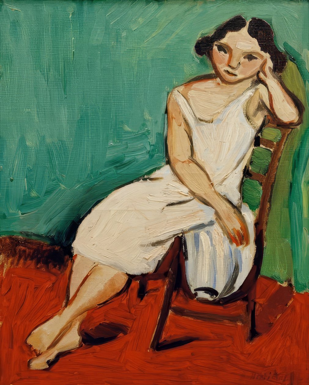 Sitzendes junges Mädchen von Henri Matisse