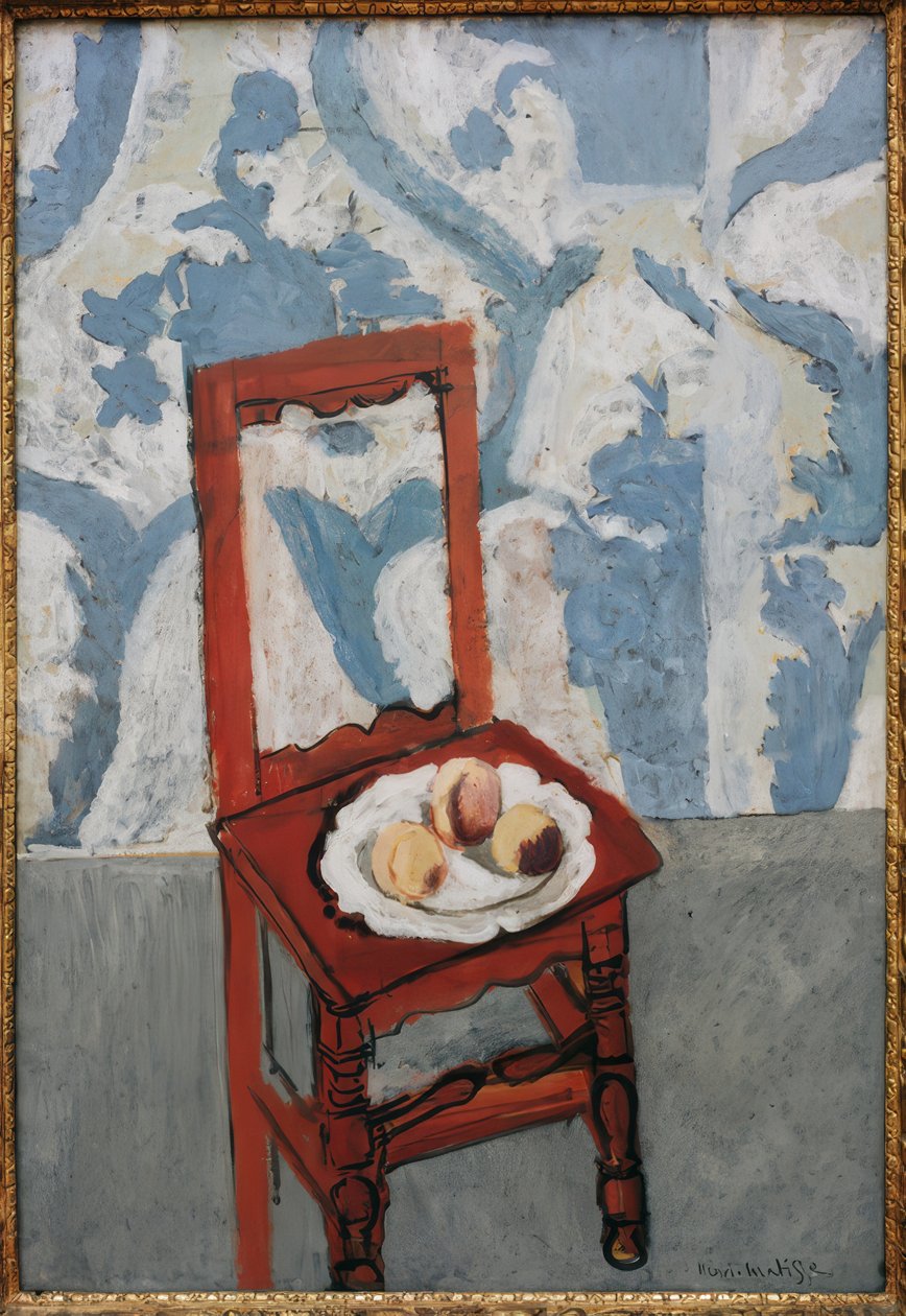 Der Stuhl mit den Pfirsichen von Henri Matisse