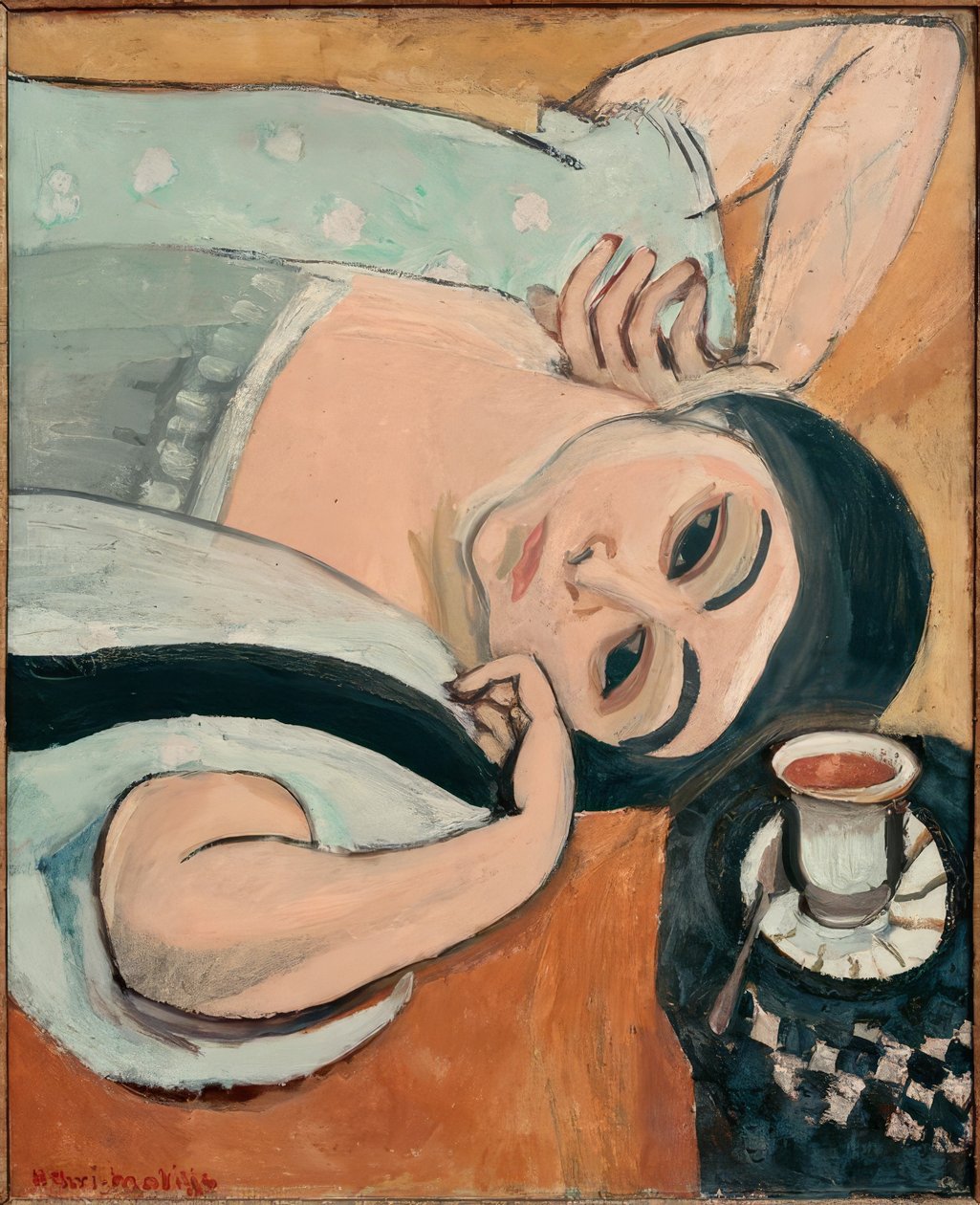 Laurette mit der Kaffeetasse von Henri Matisse