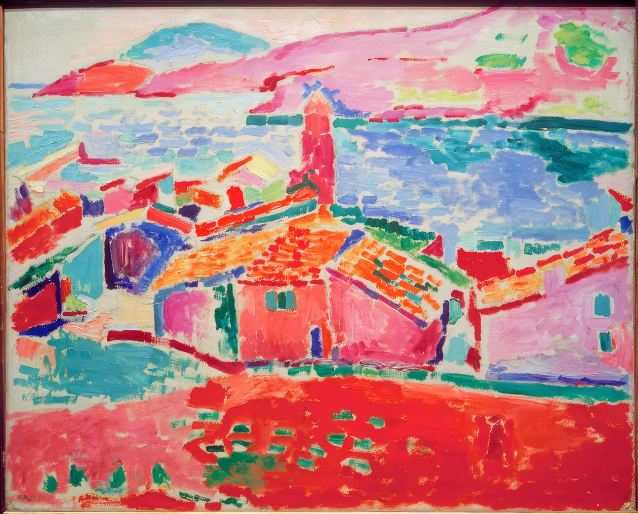 Die Dächer von Collioure von Henri Matisse