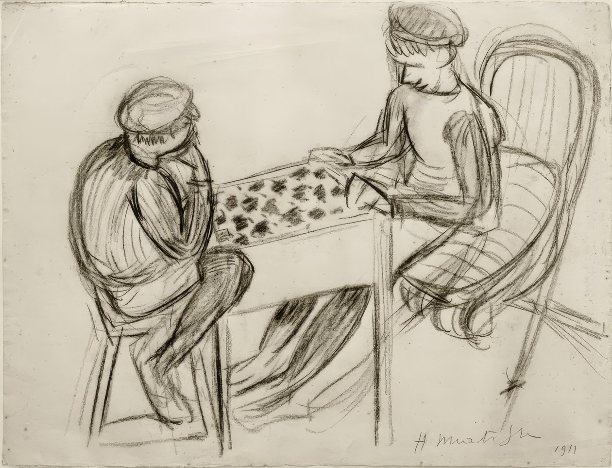 Die Dame-Spieler von Henri Matisse