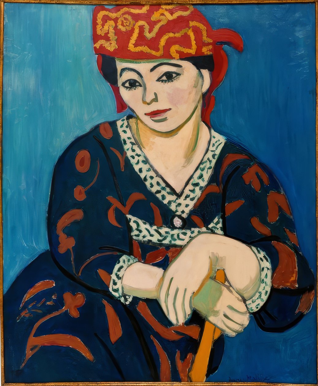 Madame Matisse: Rotes Madras von Henri Matisse