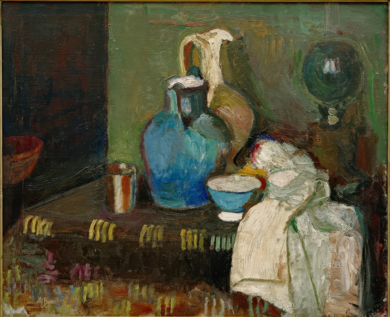 Stillleben mit blauer Kanne von Henri Matisse