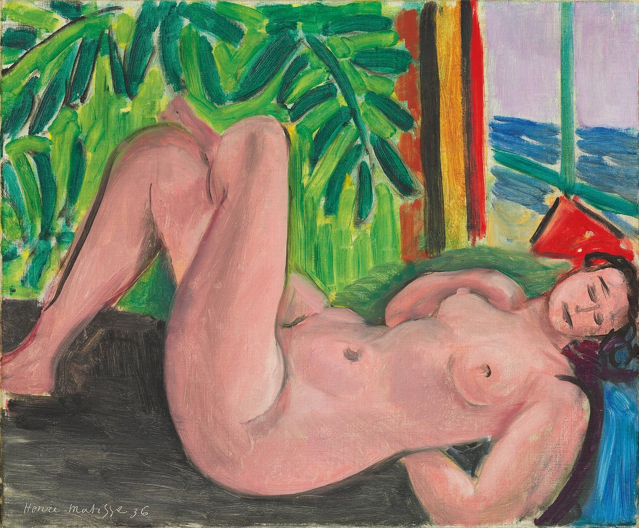 Akt mit gekreuzten Beinen von Henri Matisse