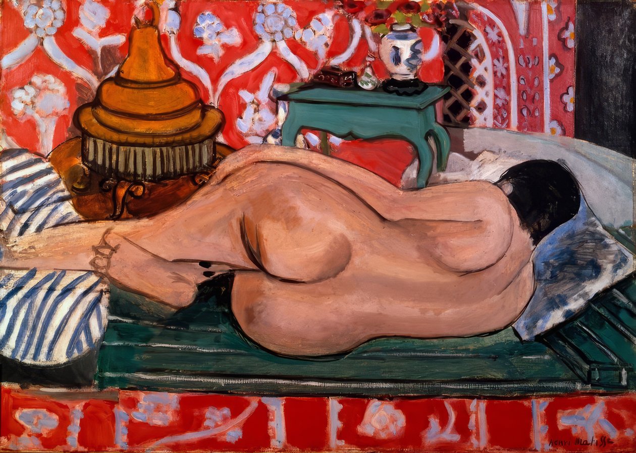 Liegender Akt von hinten von Henri Matisse