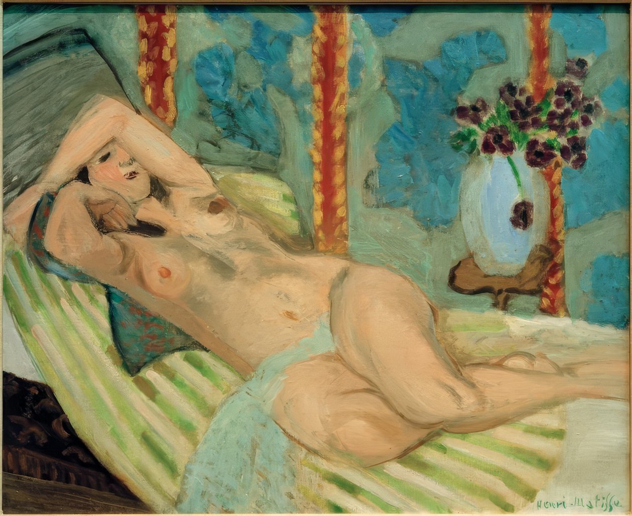 Odaliske (Akt auf blauem Hintergrund) von Henri Matisse