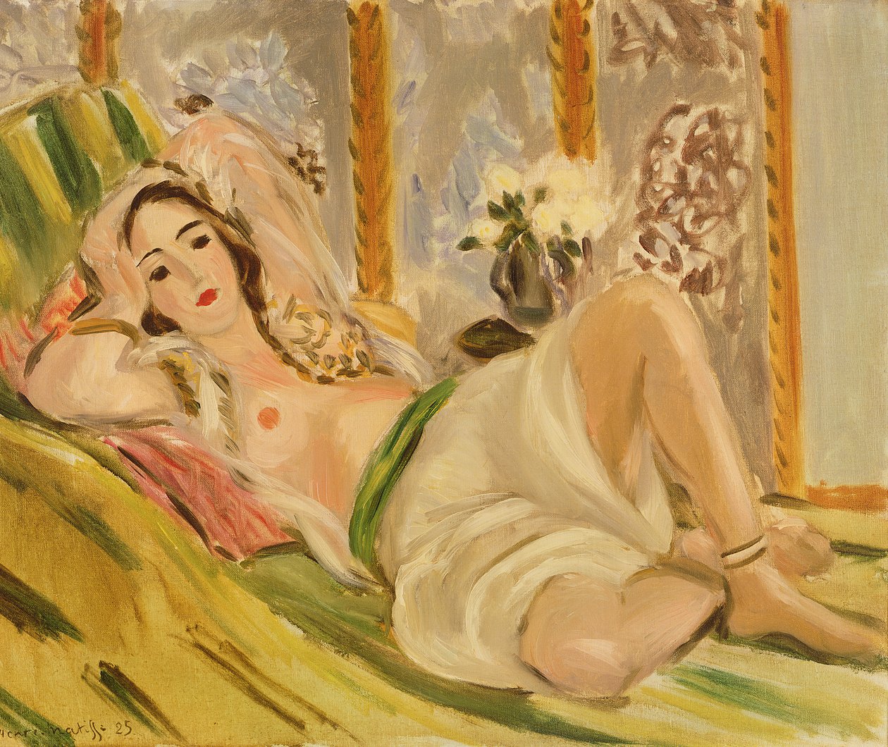 Odaliske mit Magnolien, um 1920 von Henri Matisse