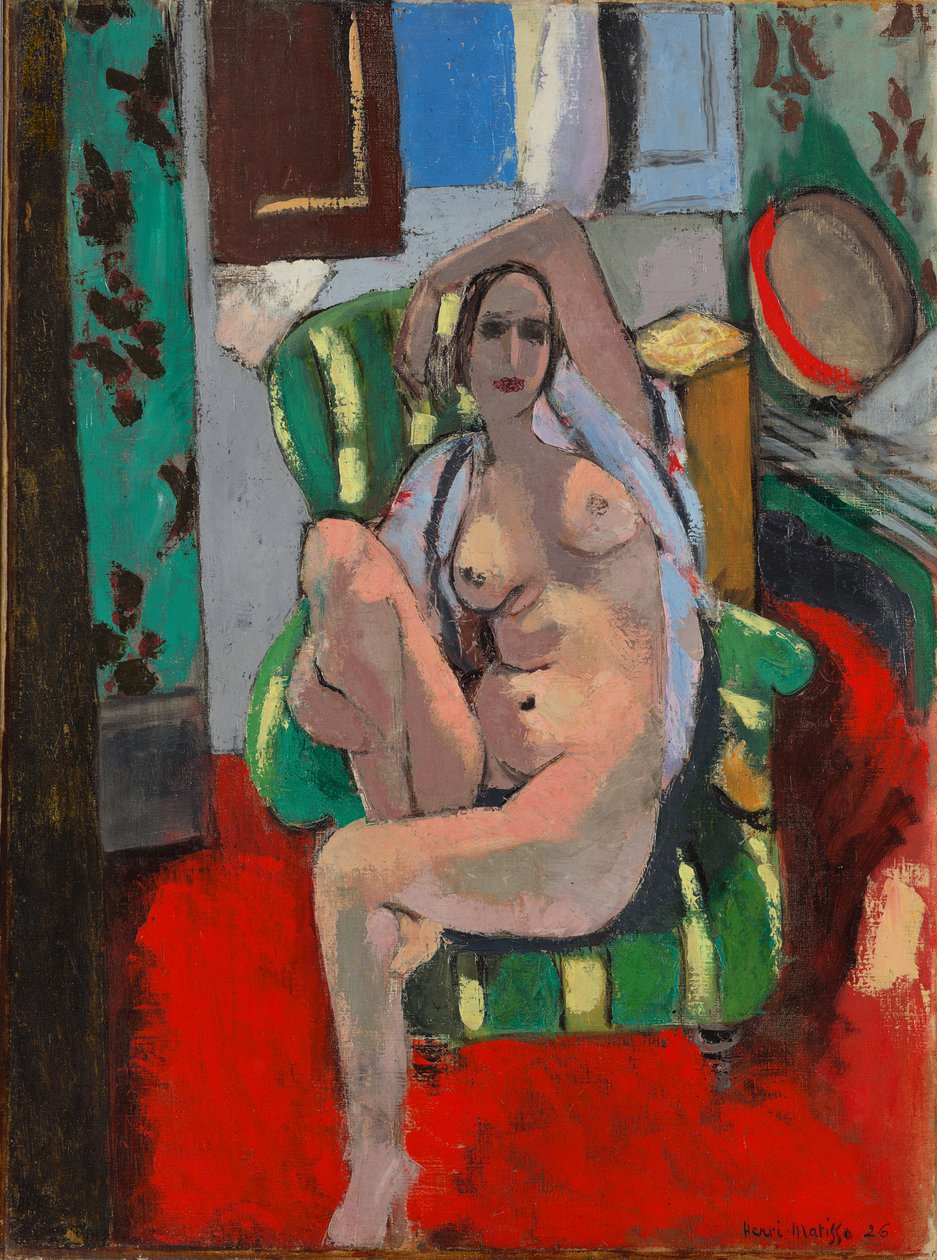 Odaliske mit Tamburin von Henri Matisse