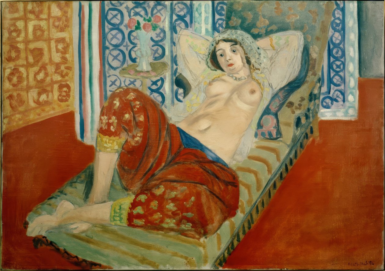 Odaliske mit roten Pumphosen von Henri Matisse