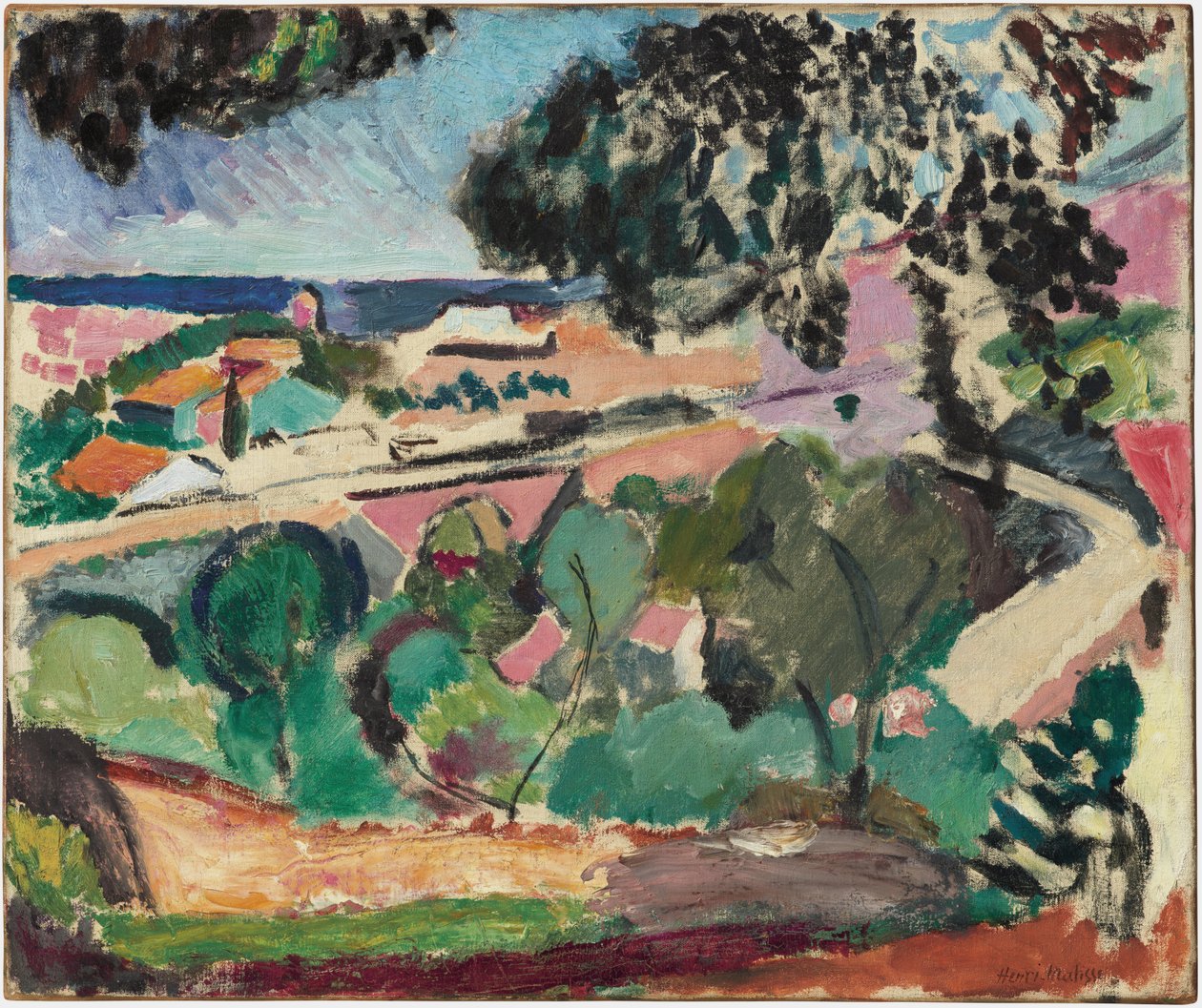 Landschaft von Collioure von Henri Matisse
