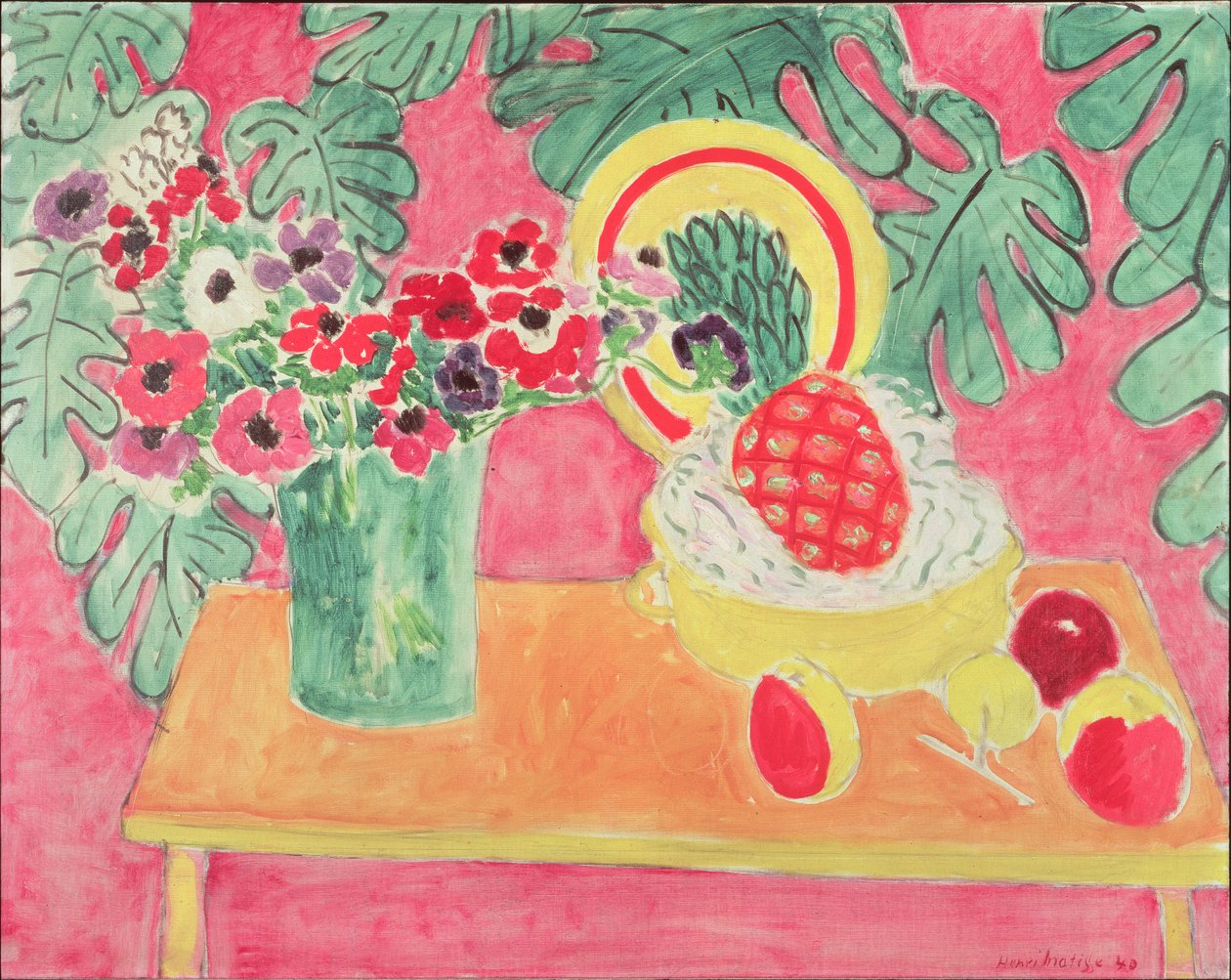 Ananas und Anemonen von Henri Matisse