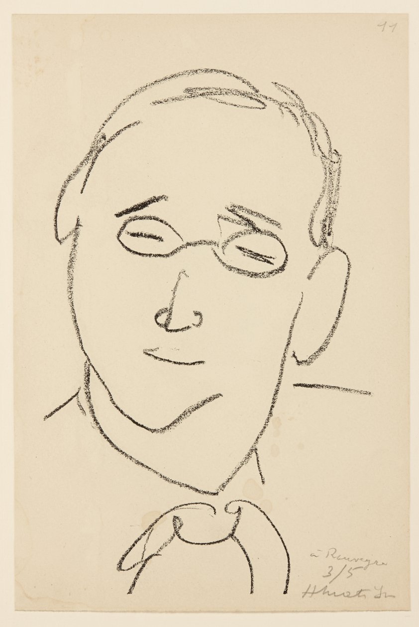 Porträt von Paul Léautaud von Henri Matisse
