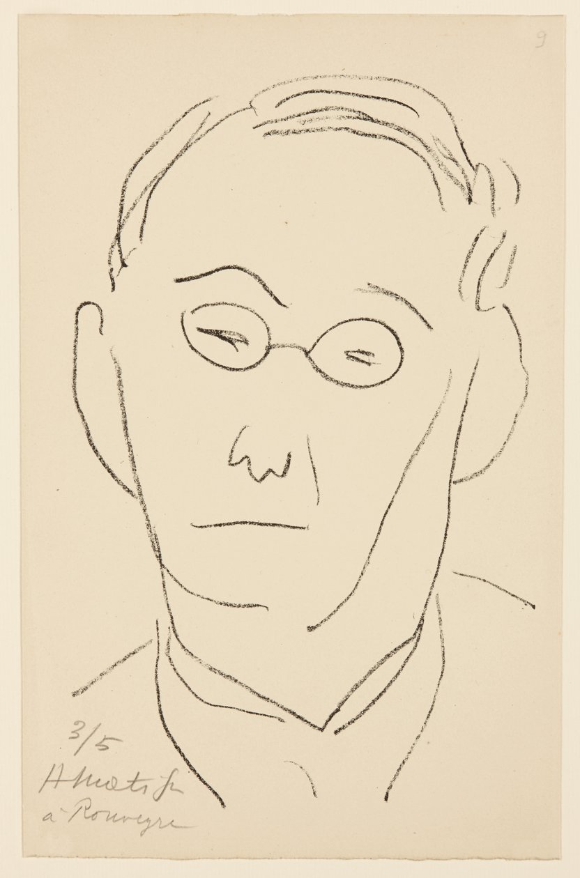 Porträt von Paul Léautaud von Henri Matisse