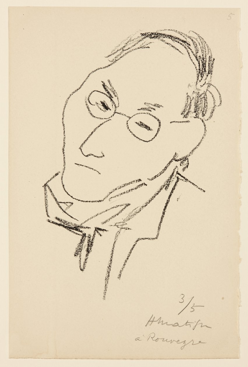 Porträt von Paul Léautaud von Henri Matisse