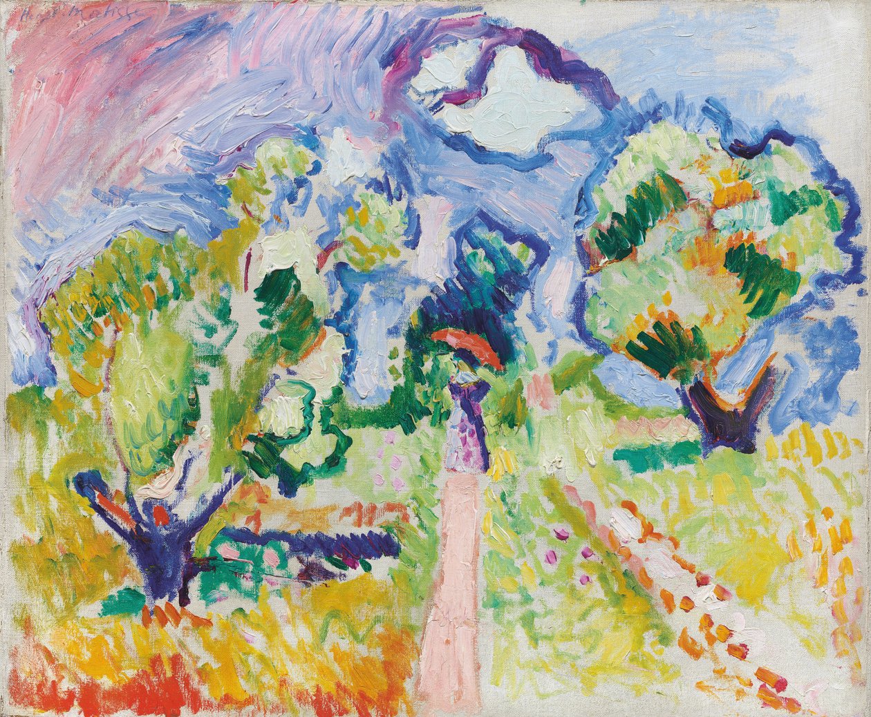 Promenade der Olivenbäume von Henri Matisse