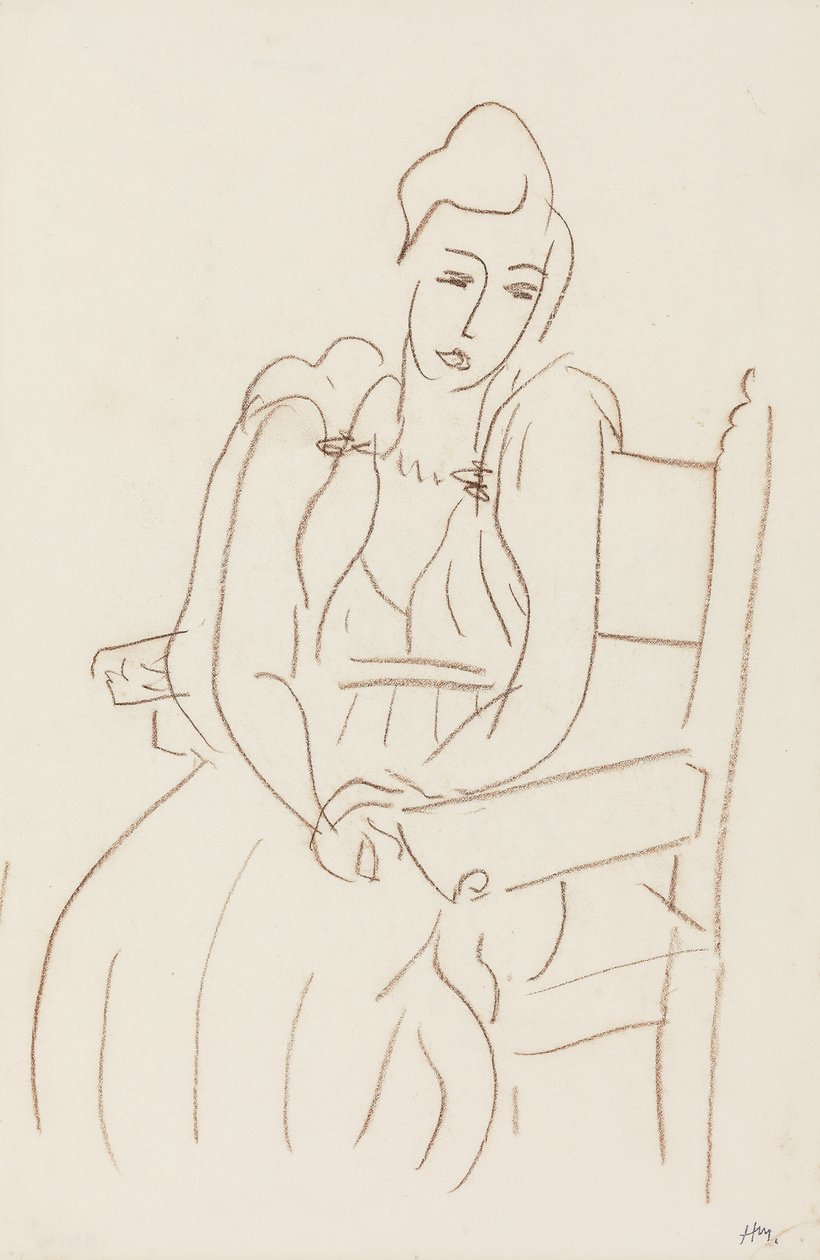 Sitzende Frau von Henri Matisse