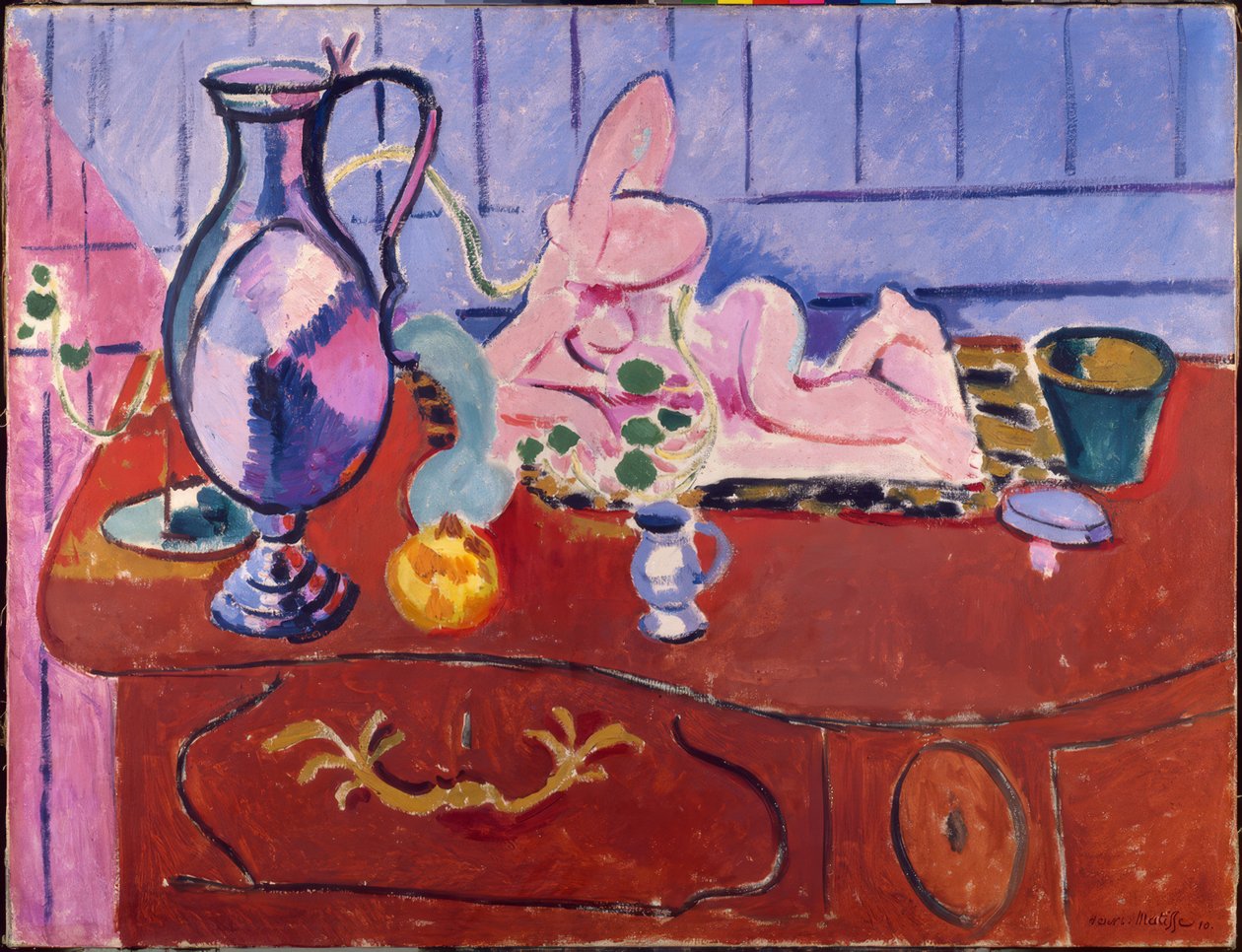 Stillleben mit Zinnkrug von Henri Matisse