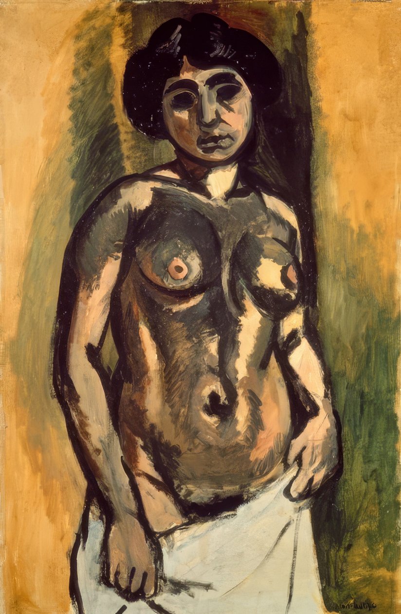 Studie zu goldschwarzem Akt von Henri Matisse