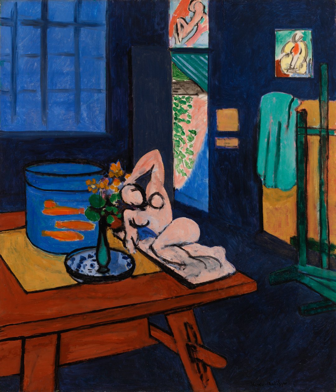 Atelier mit Goldfischen von Henri Matisse