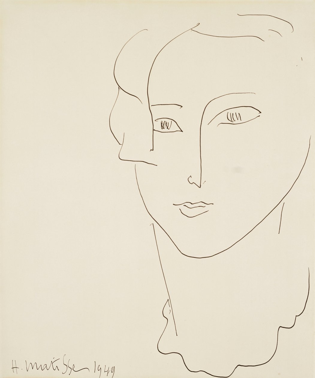 Frauenkopf von Henri Matisse