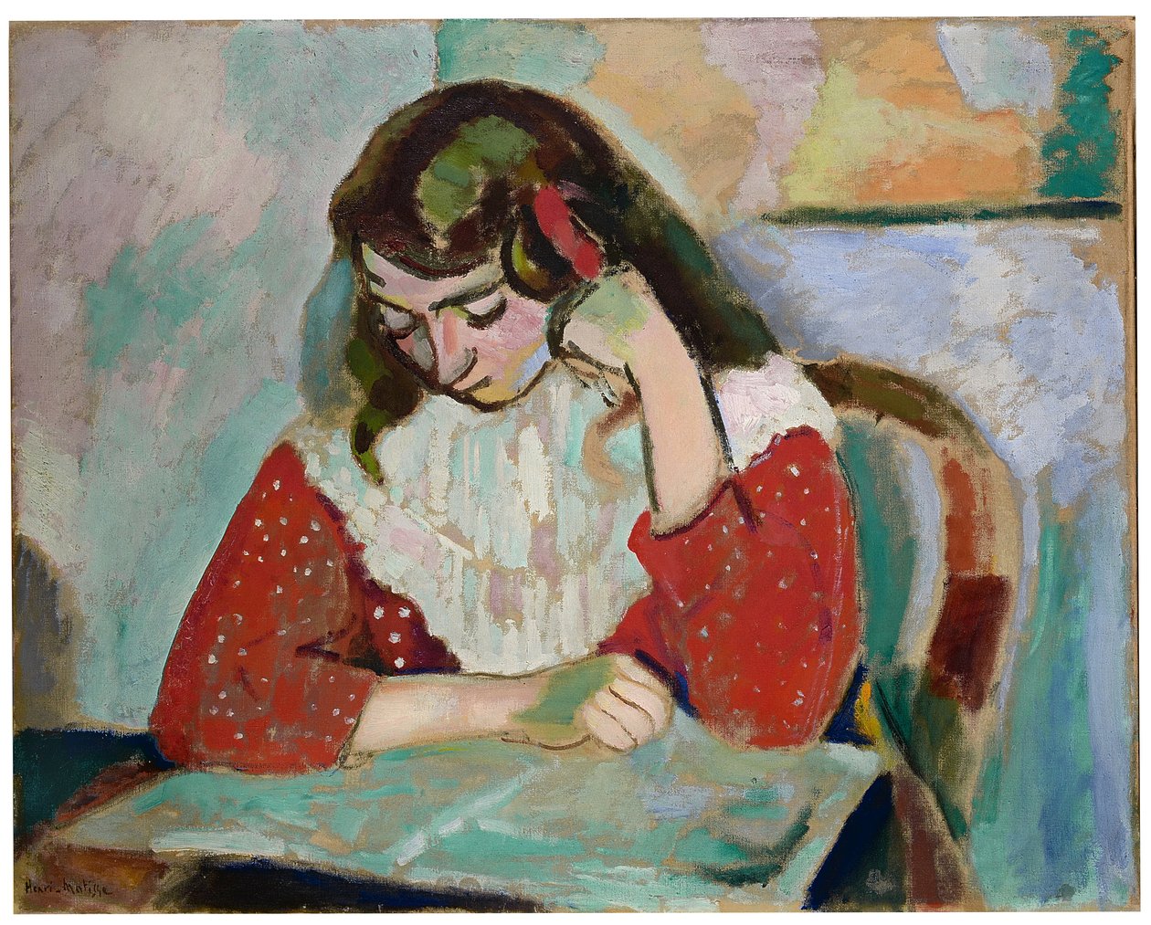 Die Leserin, Marguerite Matisse von Henri Matisse