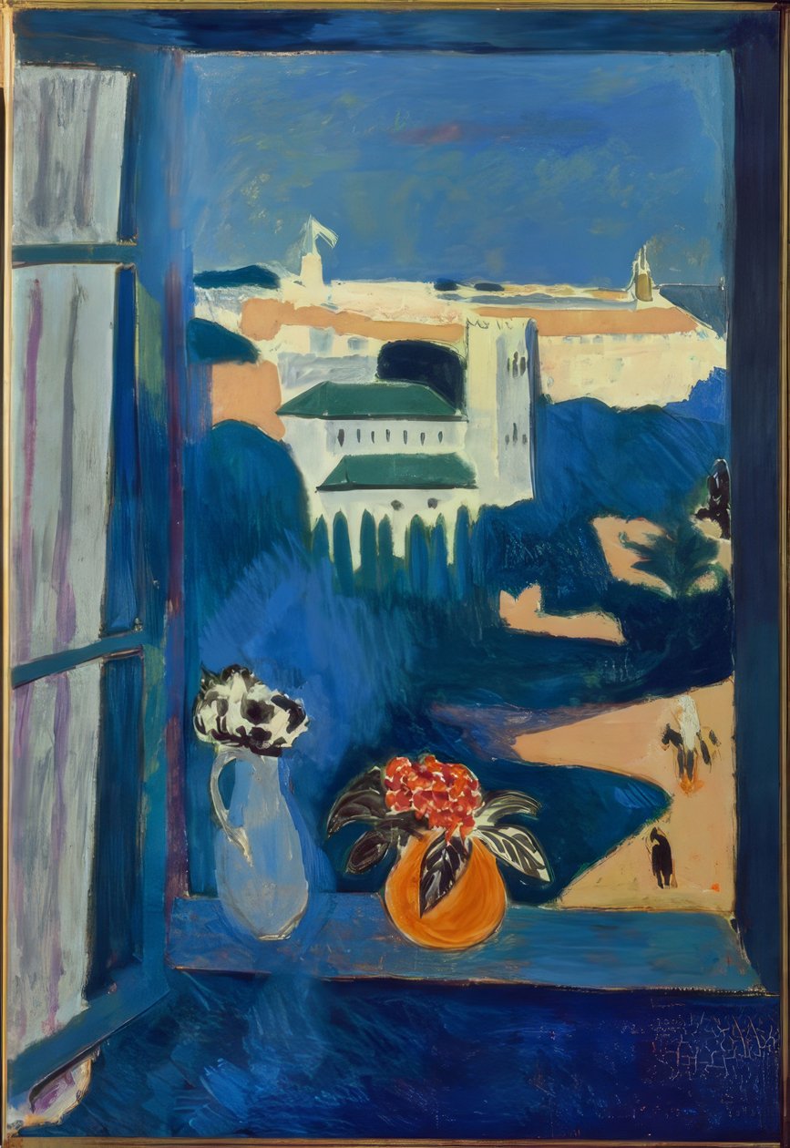 Blick aus einem Fenster von Tanger von Henri Matisse