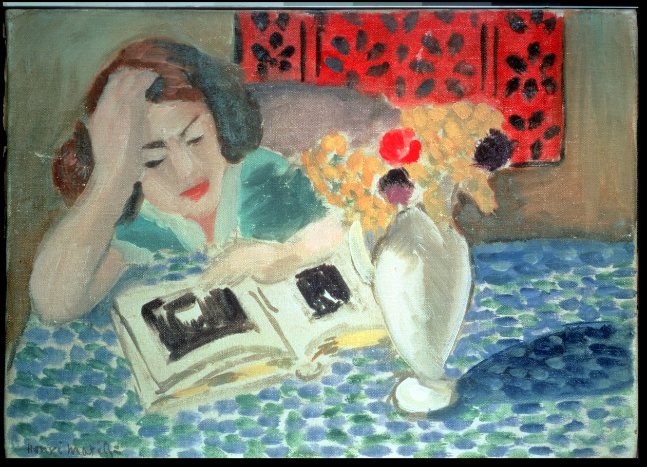 Frau beim Lesen (La Lecture) von Henri Matisse