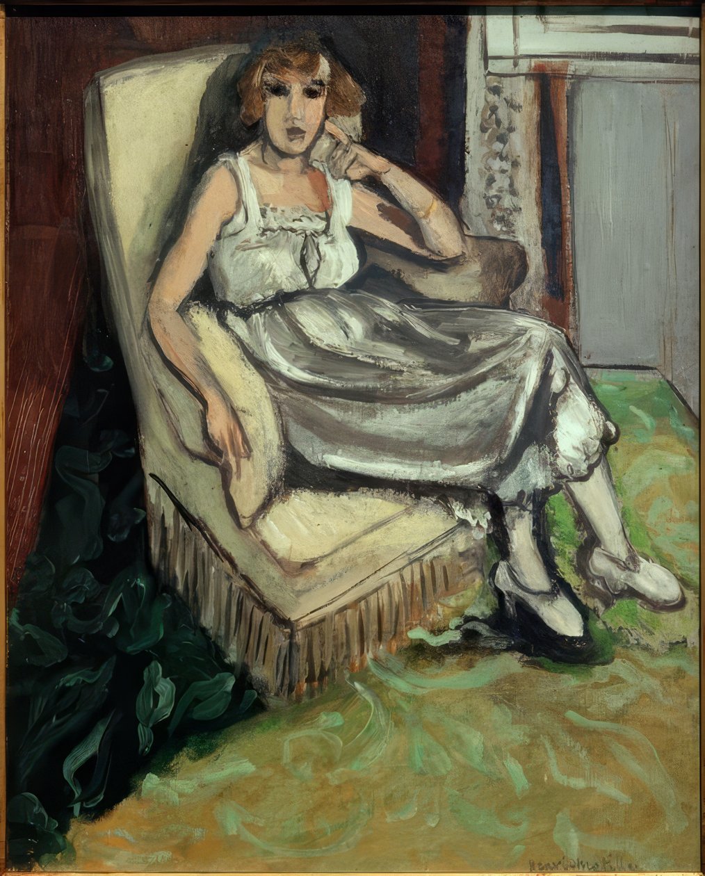 Frau in einem Sessel von Henri Matisse