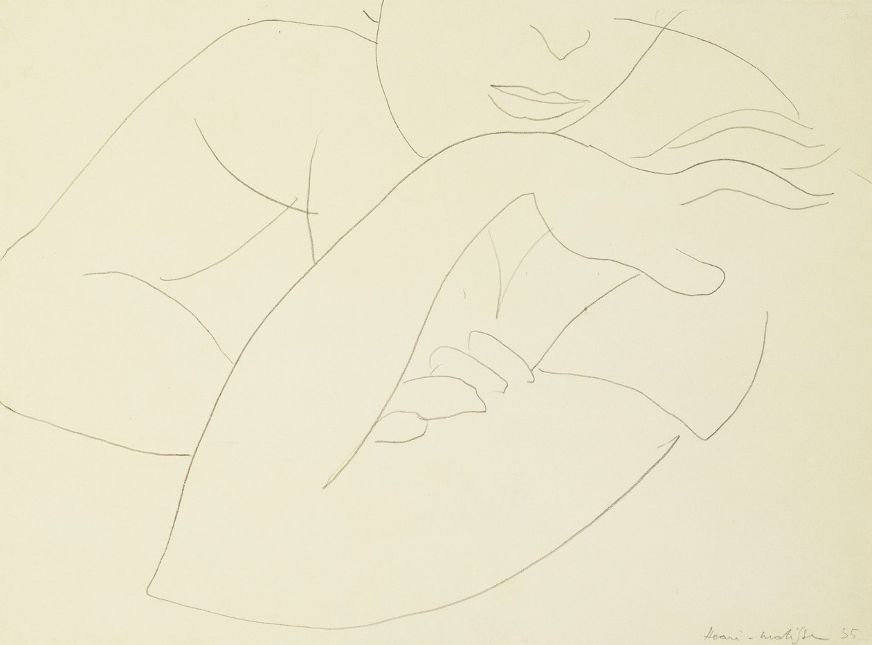 Frau mit verschränkten Armen von Henri Matisse