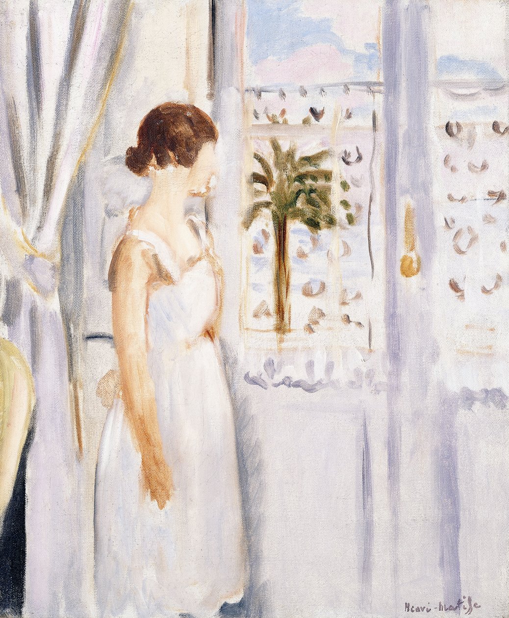 Junges Mädchen am Fenster von Henri Matisse