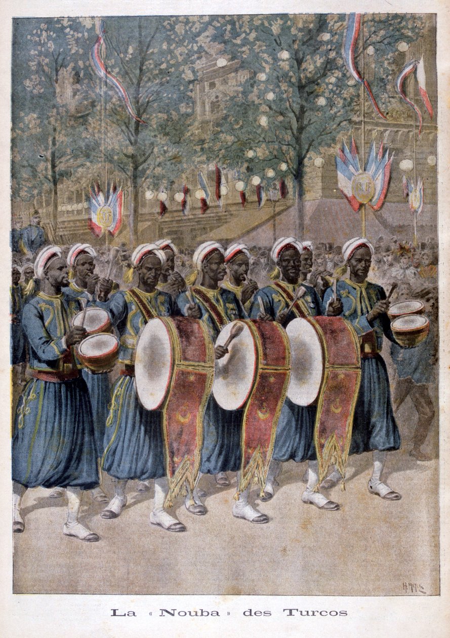 Ein Regiment algerischer Turcos, 1896 von Henri Meyer