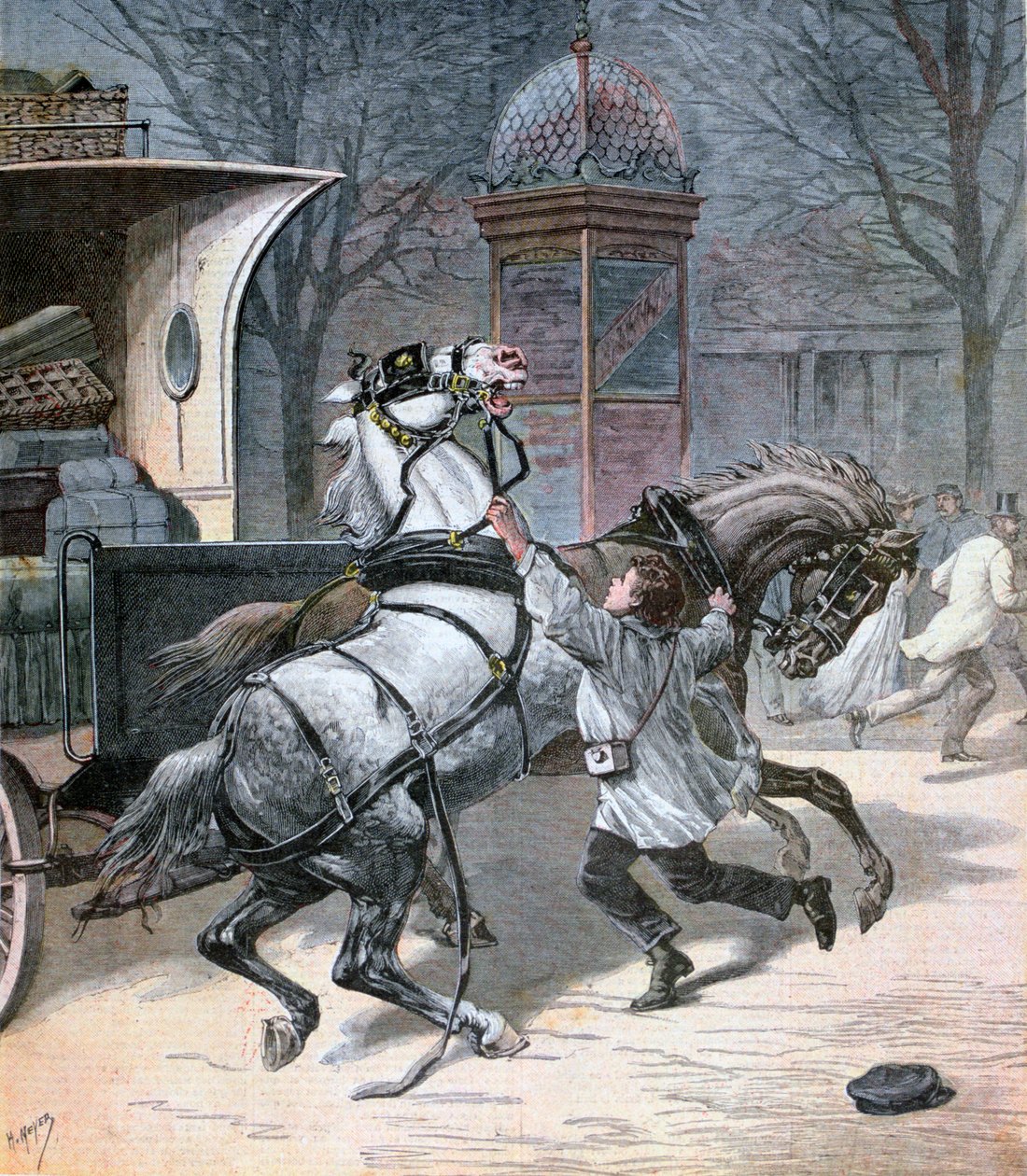 Ein junger tapferer Mann, Paris, 1892 von Henri Meyer